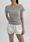 [MADE] Spitty Dot Print Short Sleeve T-shirt