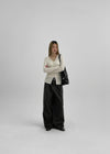 Frankel Square Leather Large Shoulder Bag