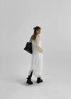 Sucre Chiffon Back Banding Long Skirt