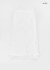 Sucre Chiffon Back Banding Long Skirt
