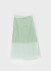 Sucre Chiffon Back Banding Long Skirt