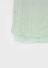 Sucre Chiffon Back Banding Long Skirt