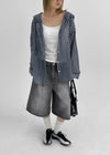 [MADE] Shrut Check Summer Loose Fit Hooded Shirt