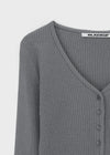 [MADE] Confor Linen Ribbed Knit Cardigan