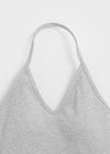 Elsomen Ribbed Halter Tank Top