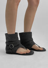 Mibello Buckle Thong Boots