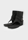 Mibello Buckle Thong Boots