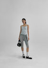 Ultnur Shirred Dot Tank Top
