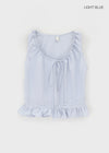 Tuko Frill U-Neck Blouse