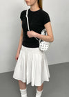 Kingking Dot Enamel Handle Bag
