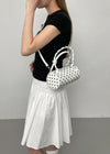 Kingking Dot Enamel Handle Bag