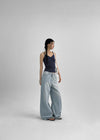 Ultnur Shirred Dot Tank Top