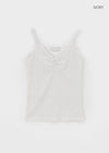 Ultnur Shirred Dot Tank Top