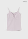 Ultnur Shirred Dot Tank Top