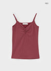 Ultnur Shirred Dot Tank Top