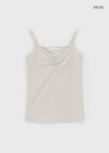 Ultnur Shirred Dot Tank Top