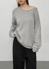 Nofess Boat Neck Loose Fit Summer Knit