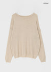 Nofess Boat Neck Loose Fit Summer Knit