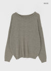 Nofess Boat Neck Loose Fit Summer Knit