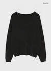 Nofess Boat Neck Loose Fit Summer Knit