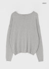 Nofess Boat Neck Loose Fit Summer Knit