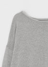 Nofess Boat Neck Loose Fit Summer Knit