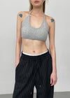 Capury Strap Halter Bra Top