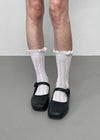 Treema Frill Lace Socks