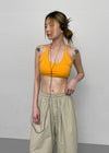 Capury Strap Halter Bra Top