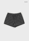 [MADE] Silty Check Banding Short Pants
