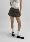 [MADE] Silty Check Banding Short Pants