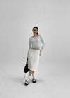 [MADE] Daysi Punching Midi Skirt (Set Purchase Available)