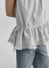 Labung Frill Strap Sleeveless Blouse