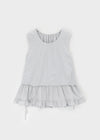 Labung Frill Strap Sleeveless Blouse