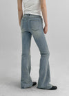Denkey Washing Incision Boot Cut Denim Pants