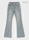 Denkey Washing Incision Boot Cut Denim Pants