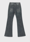 Denkey Washing Incision Boot Cut Denim Pants