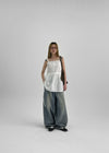 Tikercie Summer Wide Denim Pants
