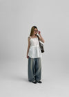Tikercie Summer Wide Denim Pants