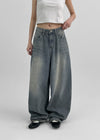 Tikercie Summer Wide Denim Pants