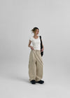 Gelos Pattern Cap Sleeve Short Sleeve T-shirt