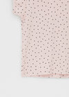 Gelos Pattern Cap Sleeve Short Sleeve T-shirt