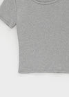 Loveki Basic Round Short Sleeve T-shirt