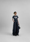 Tempered Glass Patch Short Sleeve T-shirt