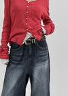 Pelav Square Vintage Belt (Cowhide)