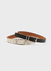 Pelav Square Vintage Belt (Cowhide)