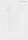 Shariang U-Neck Long Sleeveless Top