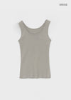 Shariang U-Neck Long Sleeveless Top
