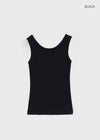 Shariang U-Neck Long Sleeveless Top