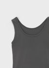 Shariang U-Neck Long Sleeveless Top